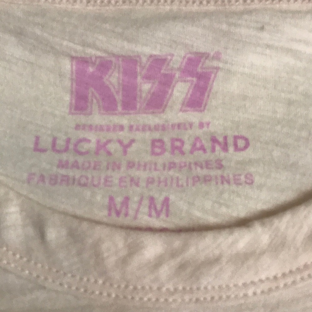 NEW Graphic KISS burnout tie dye letter tank top - Picture 3 of 7